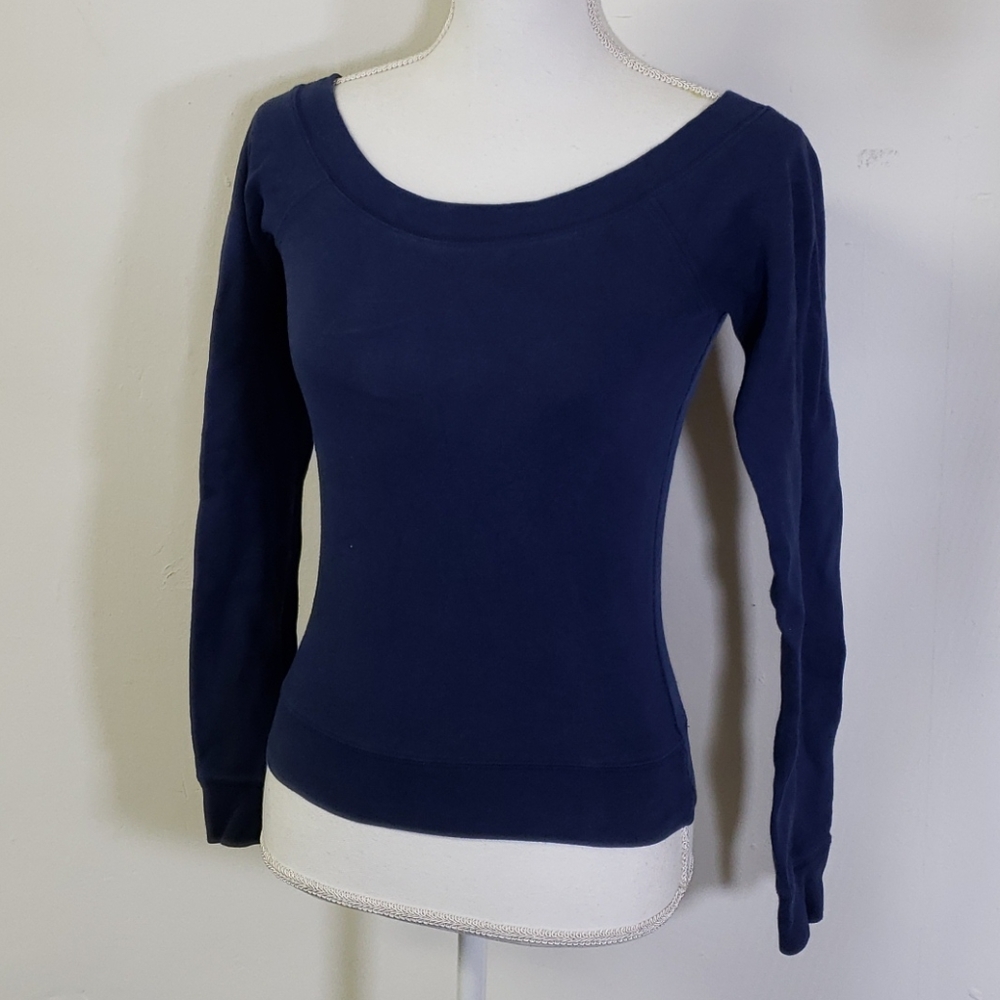 Abercrombie Blue Boat Neck Sweatshirt